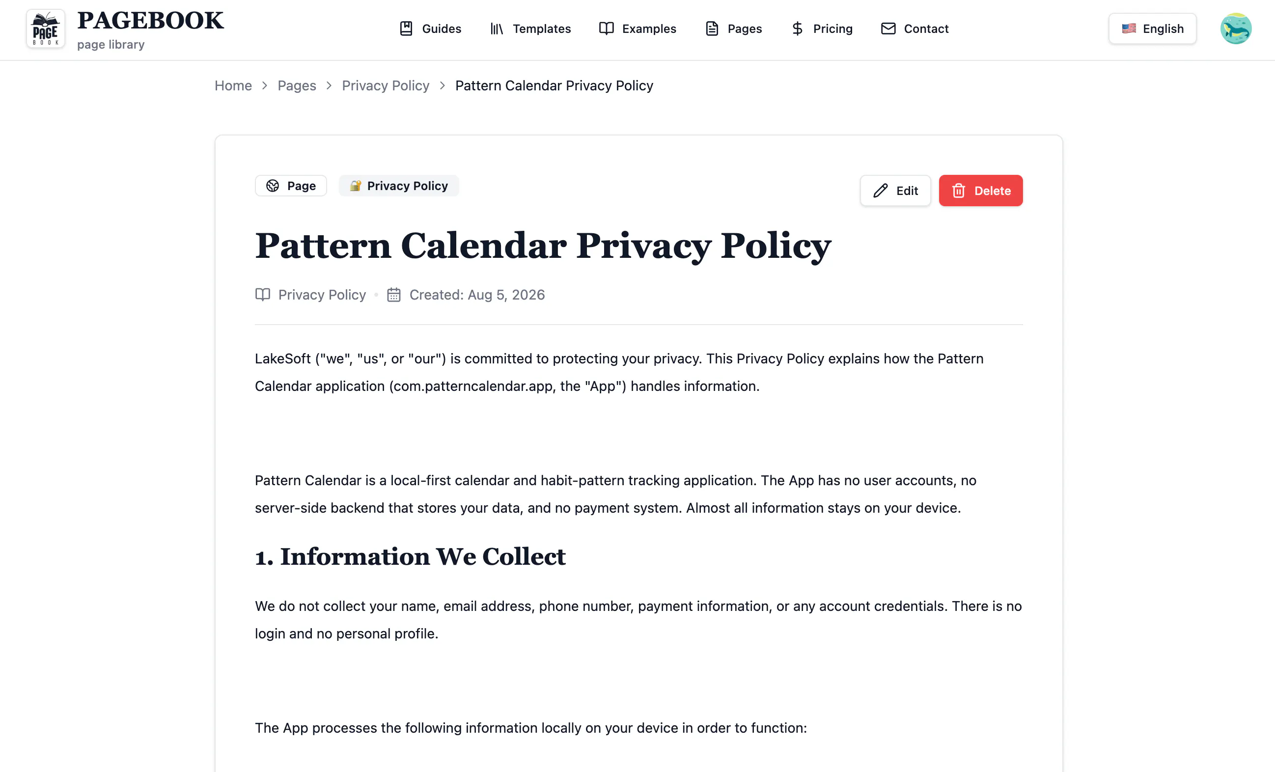 PageBook gallery image
