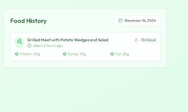 Vesse Food Tracker gallery image