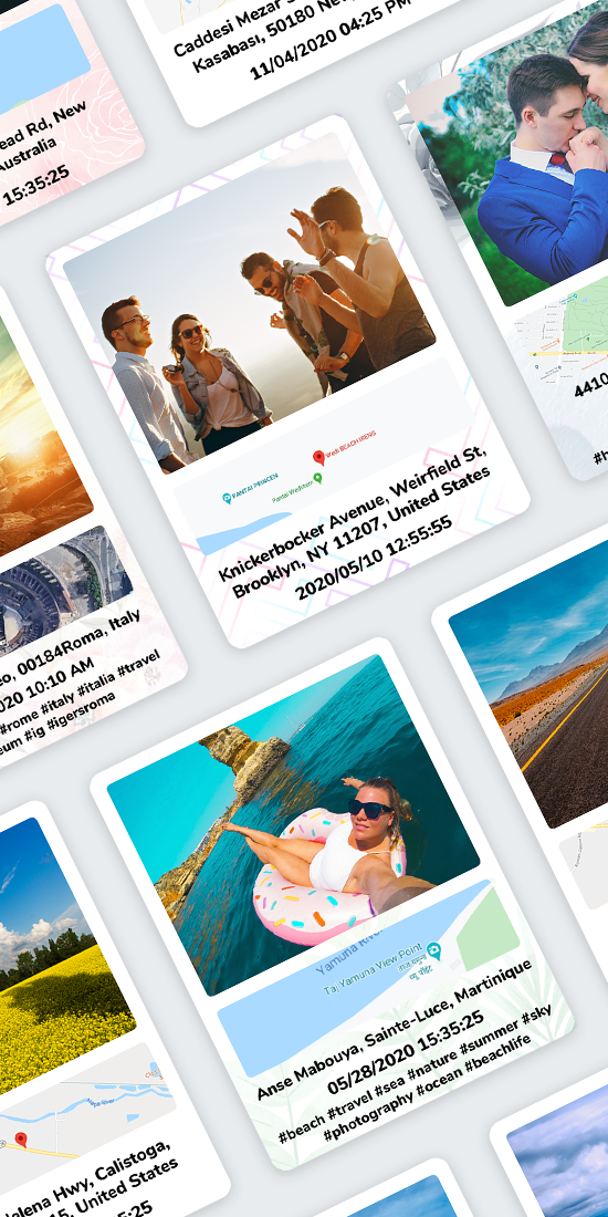 GPS Map Polaroid camera gallery image