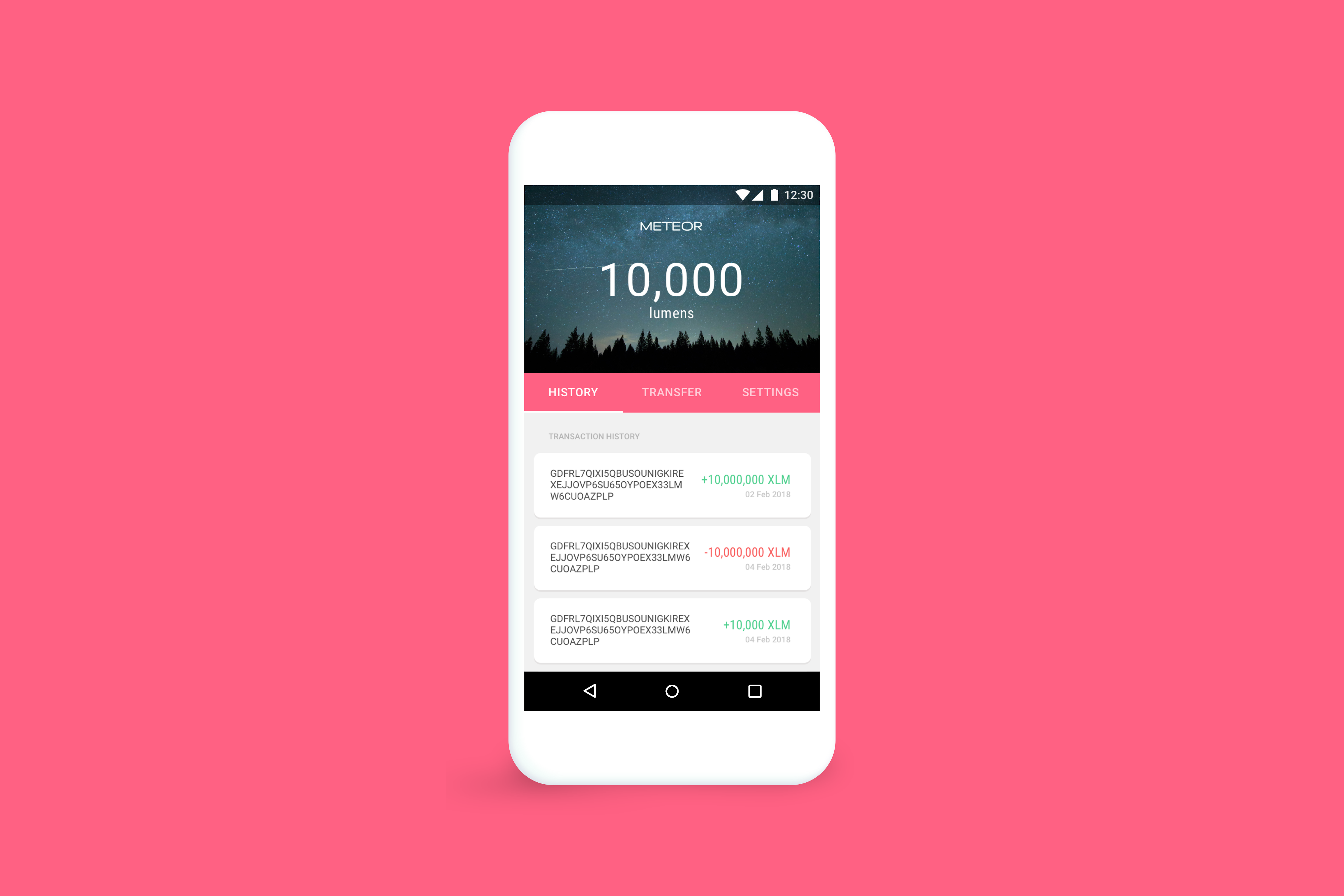 Meteor gallery image