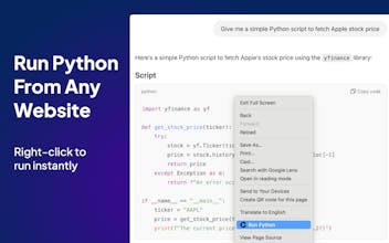Cliprun: Python Code Runner & Playground: Run Python code from any ...