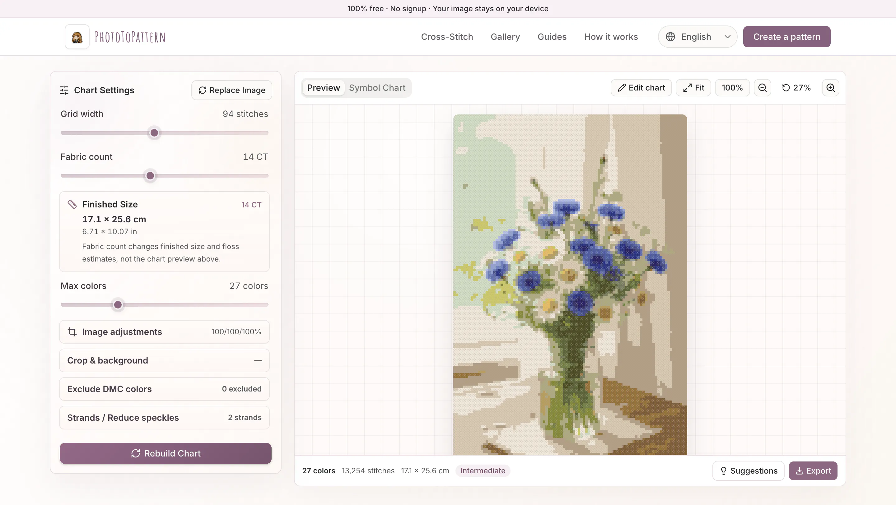 PhotoToPattern gallery image