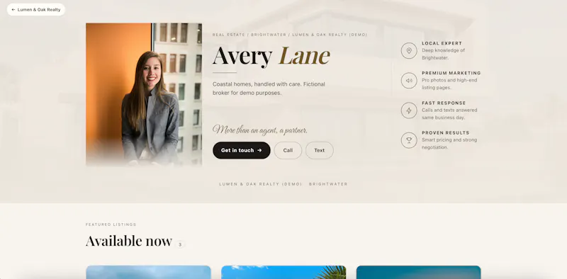 Property Landing Pages screenshot 3