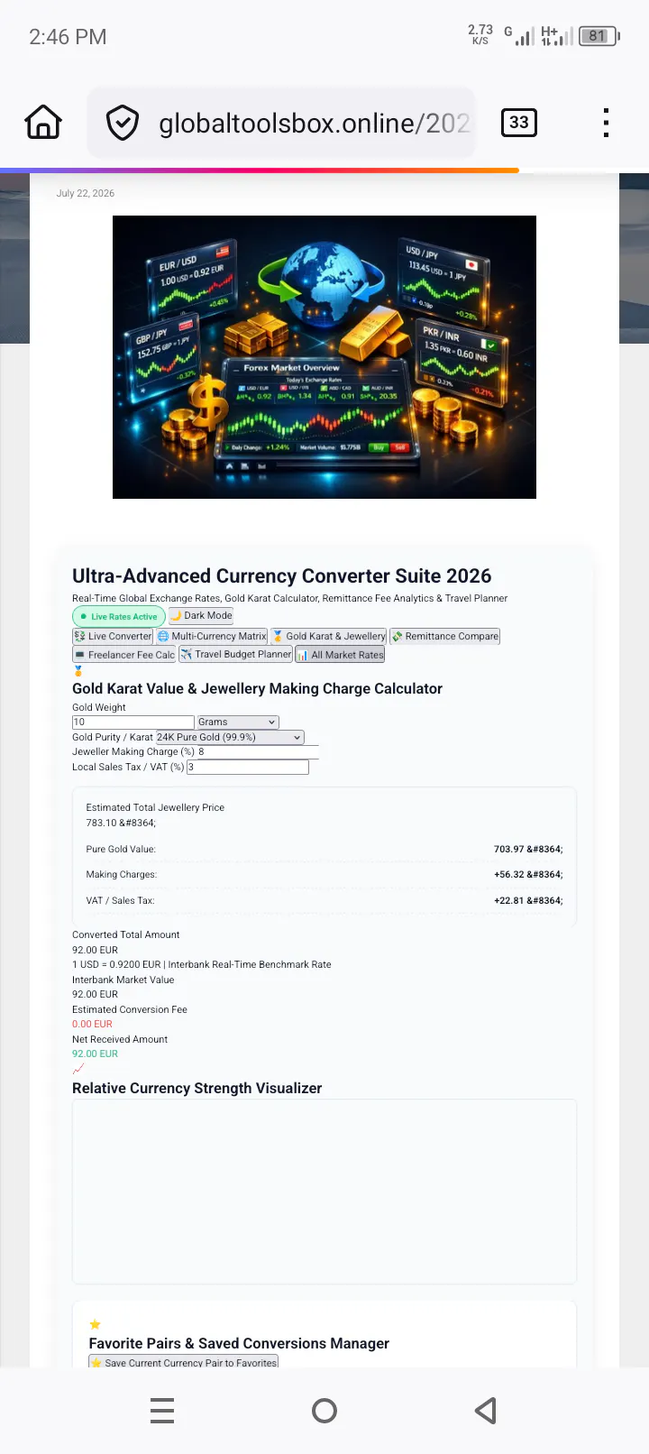 Ultra-Advanced Currency Converter Suite  gallery image