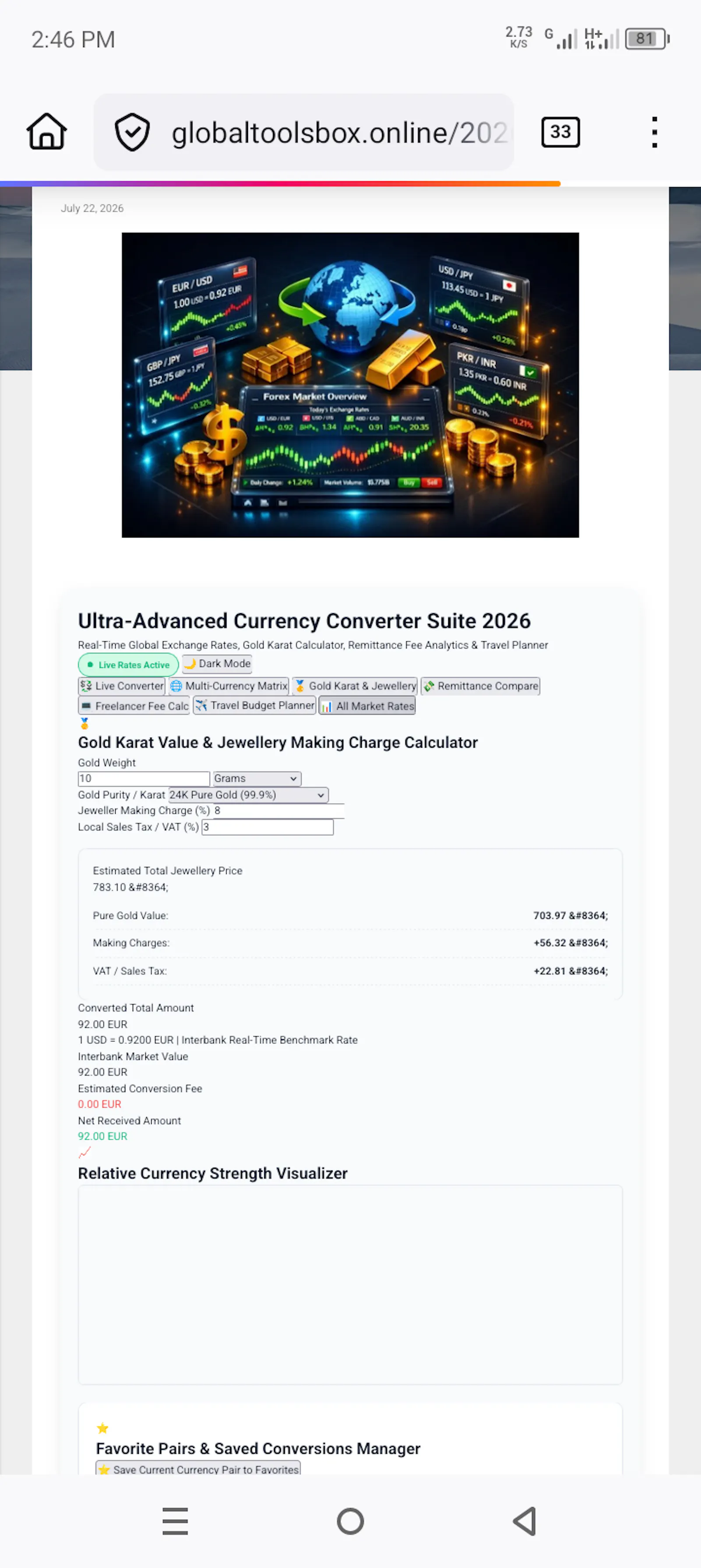 Ultra-Advanced Currency Converter Suite  screenshot 5