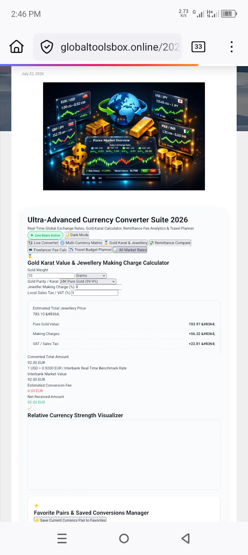 Ultra-Advanced Currency Converter Suite  screenshot 5