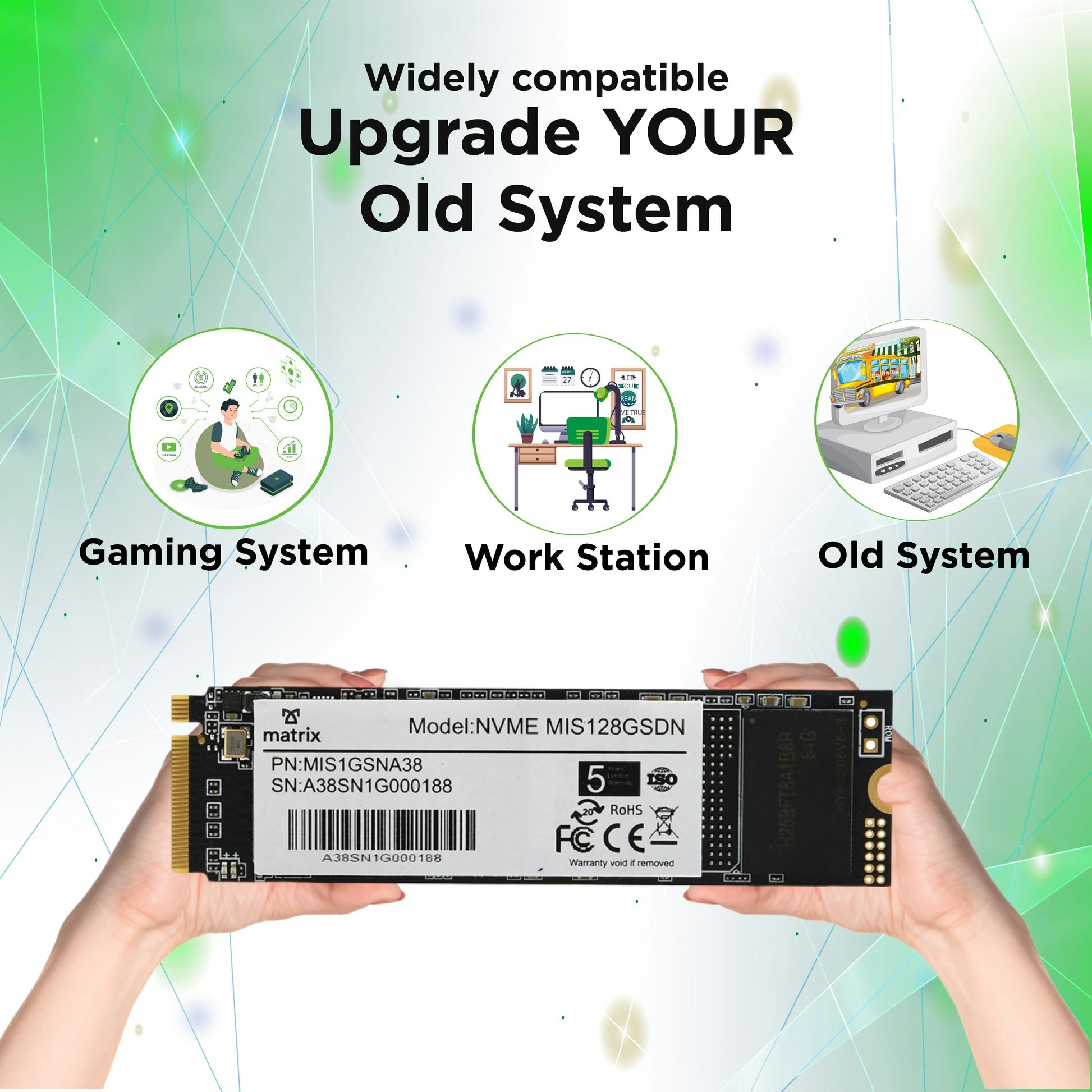 NVME SSD 128GB gallery image