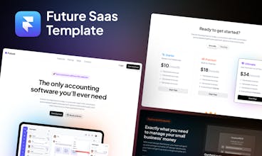 Future - Framer Landing page template gallery image