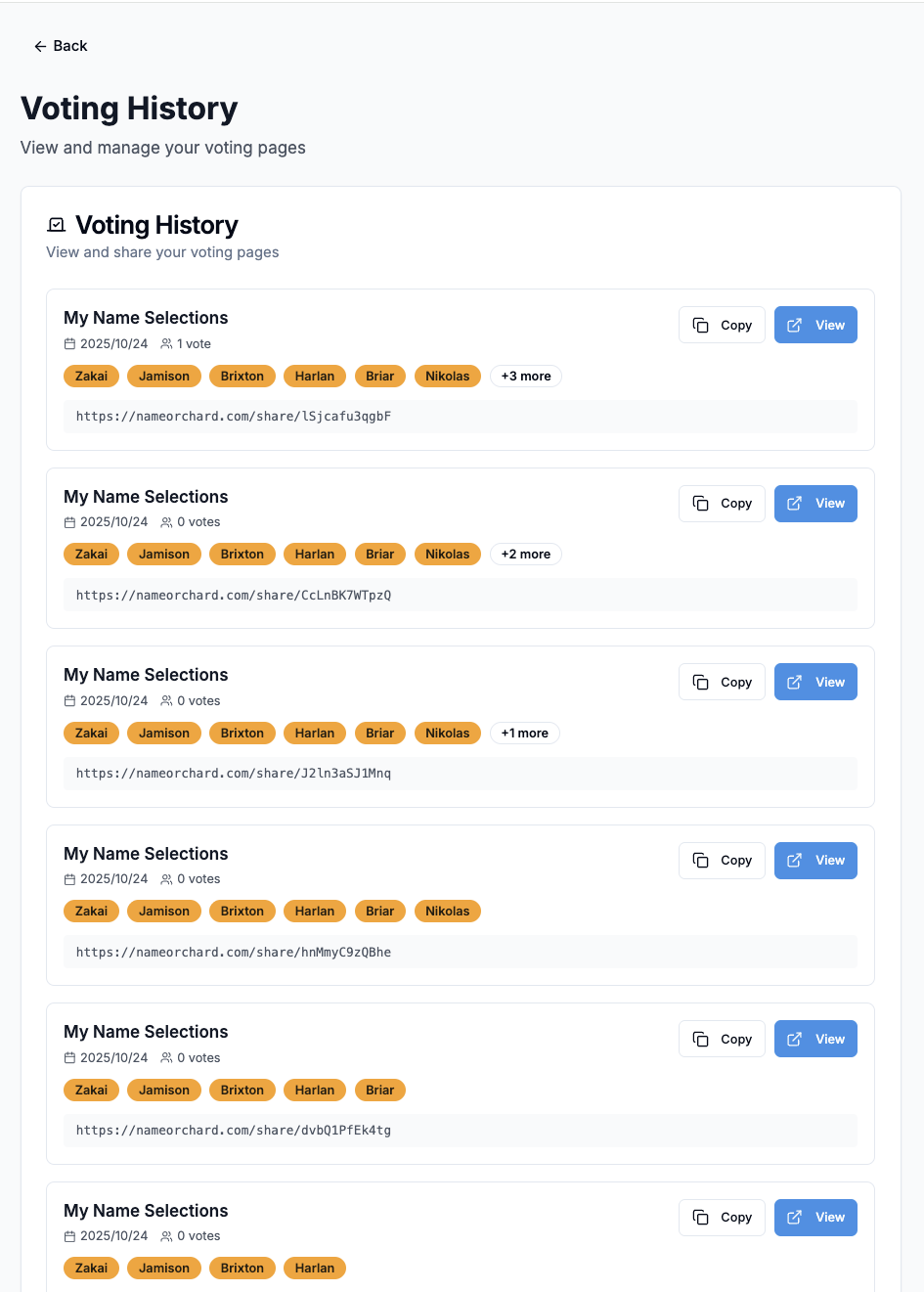 Name Orchard gallery image