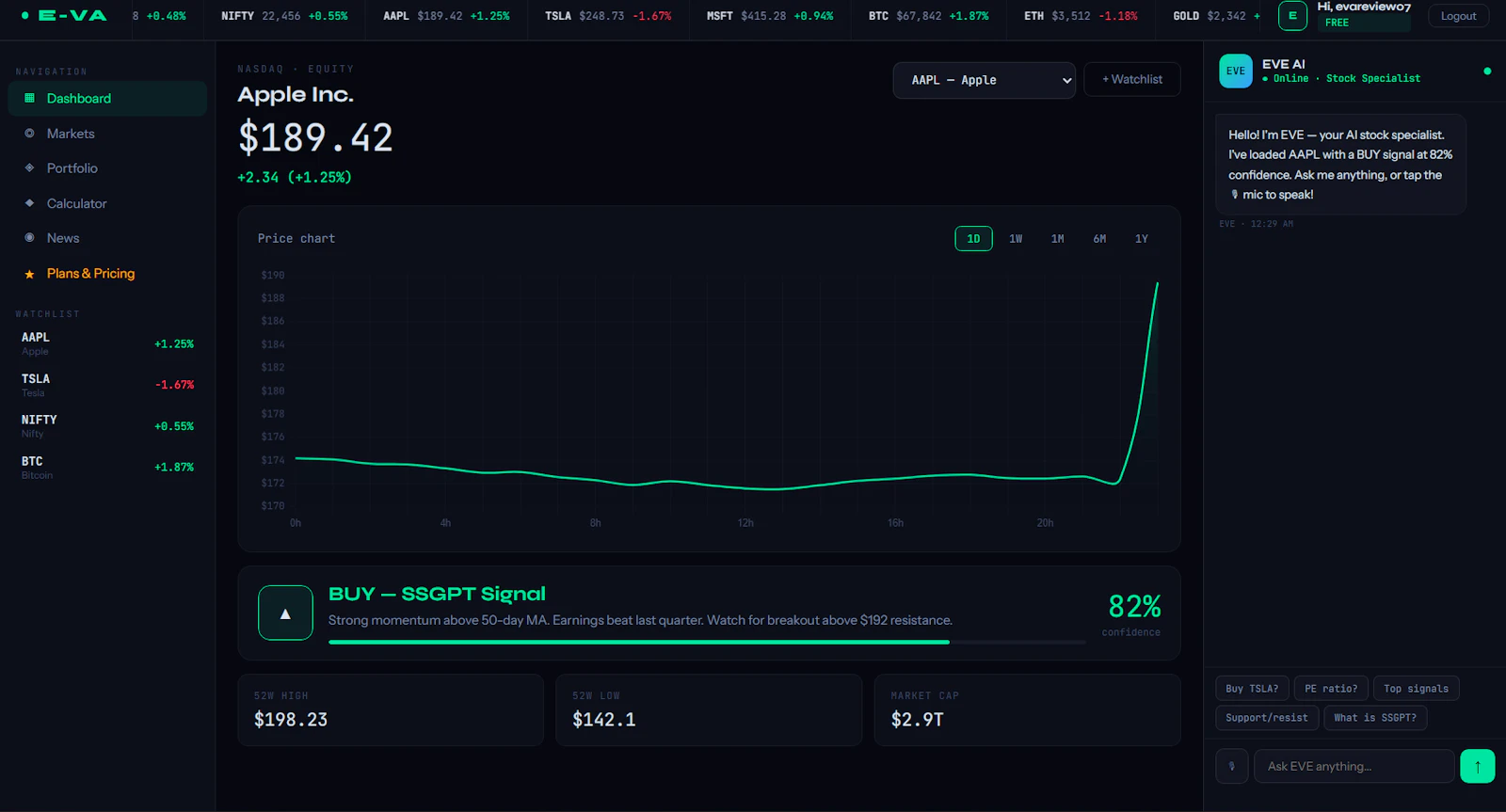 E-VA screenshot 4