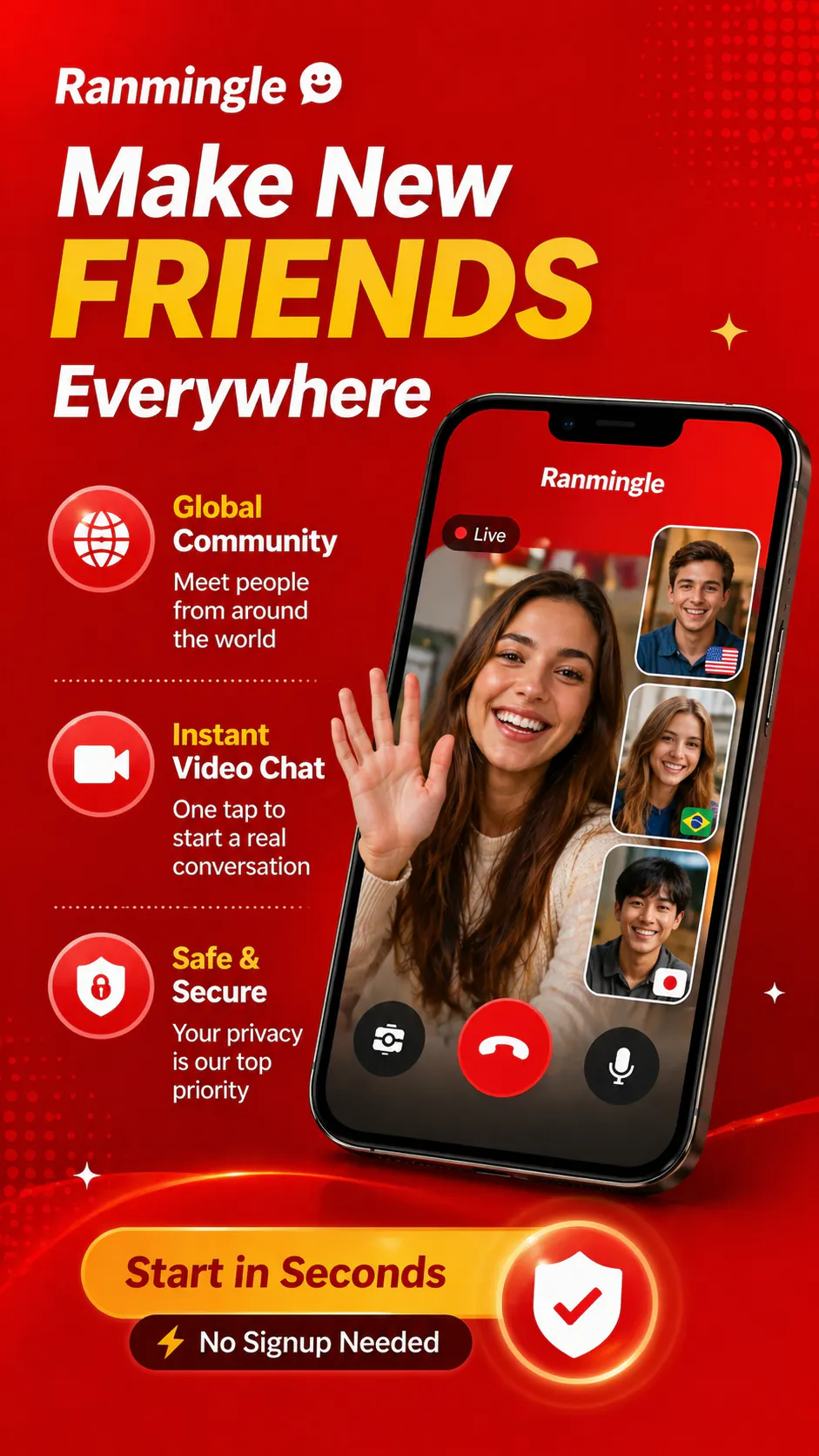 Random Video Chat: Ranmingle gallery image