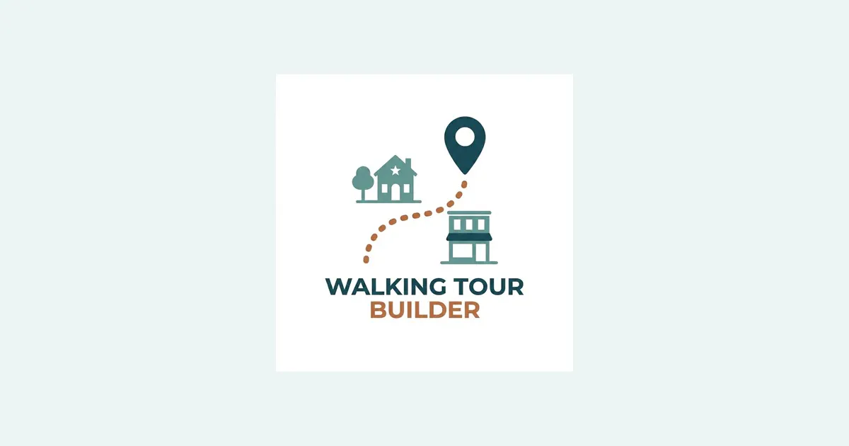 Branded GPS walking tour apps screenshot