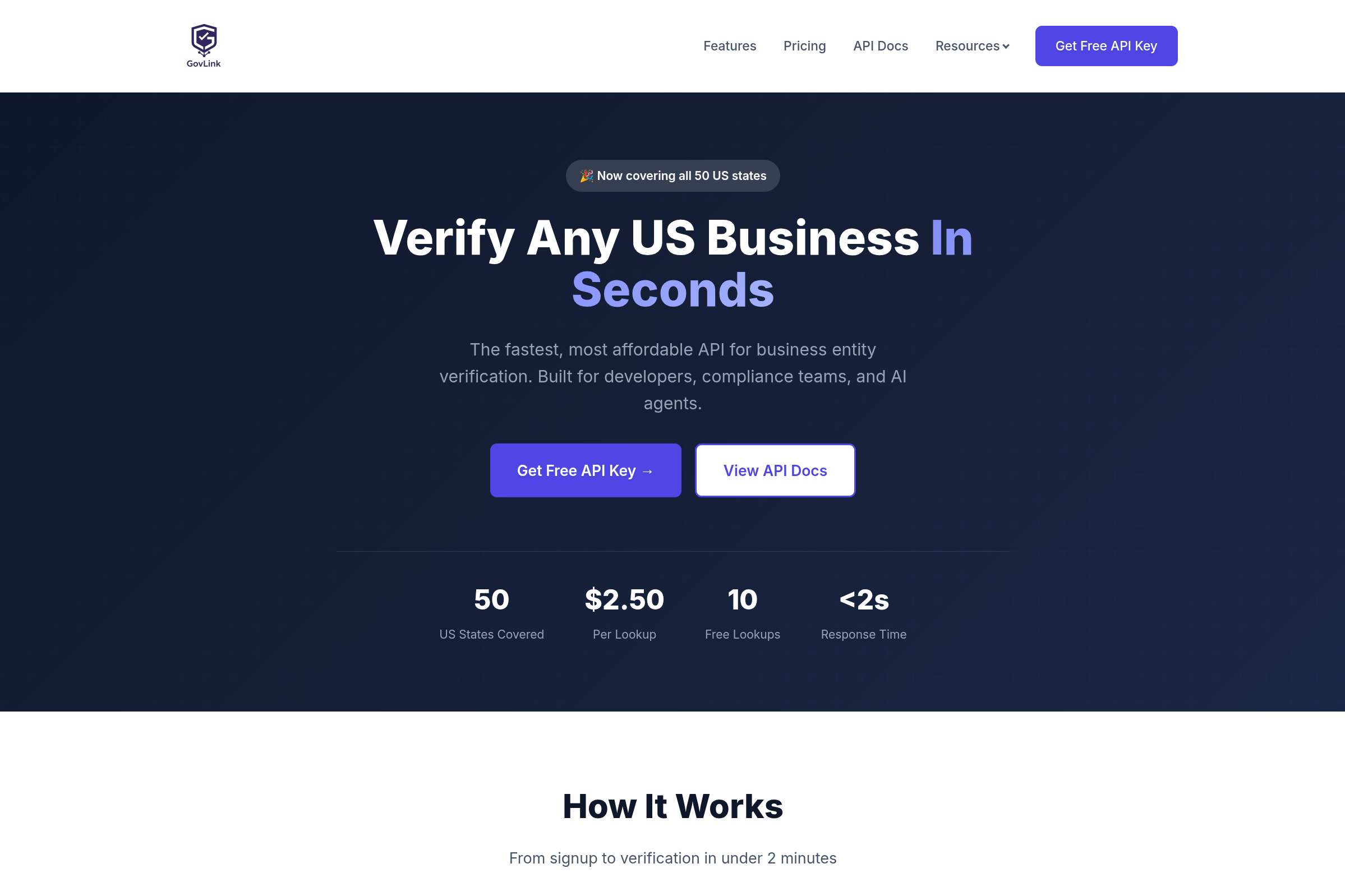 GovLink - Main product screenshot demonstrating key features and user interface