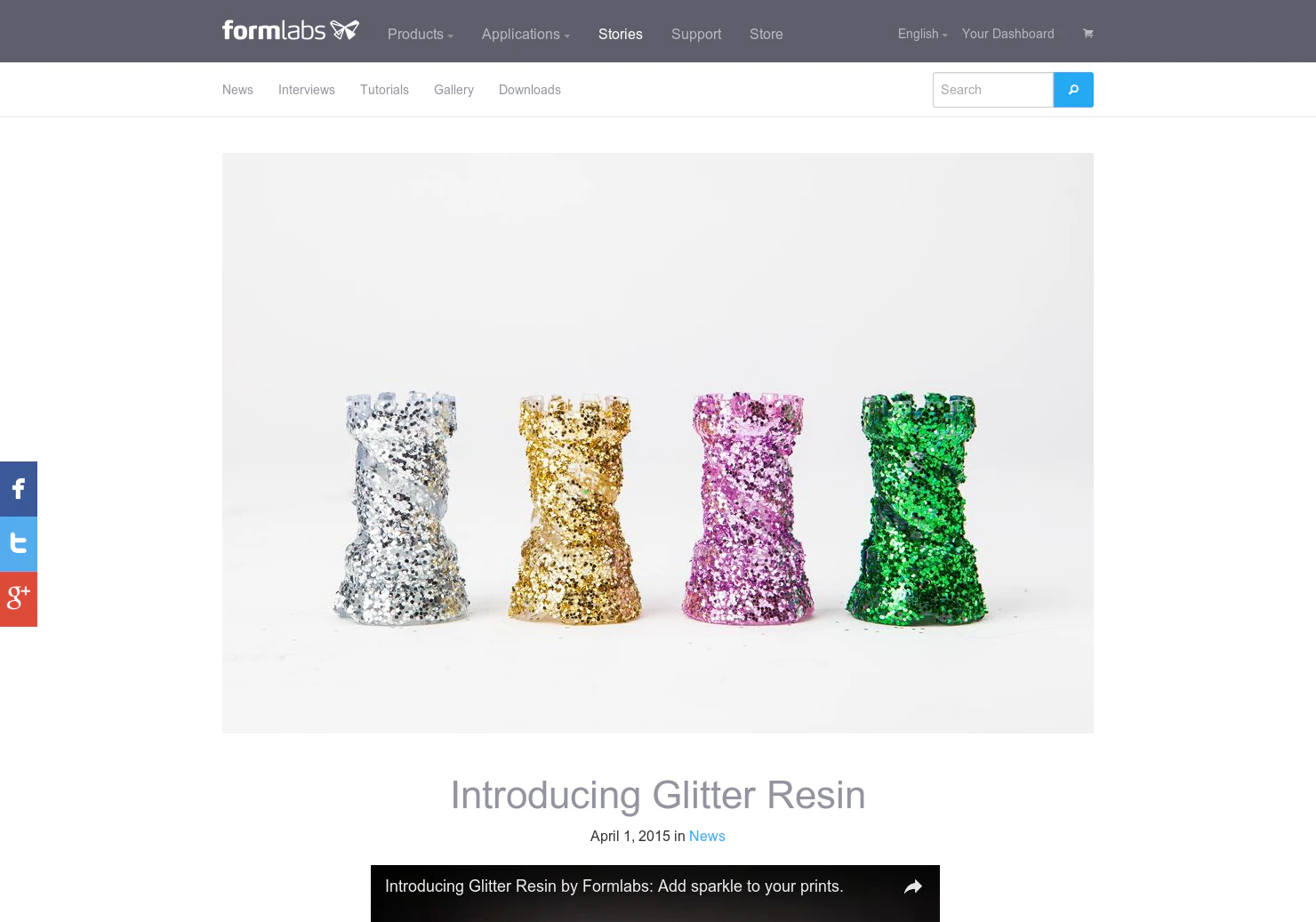 Glitter Resin by Formlabs