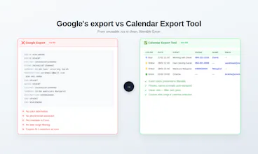 Calendar Export Tool gallery image