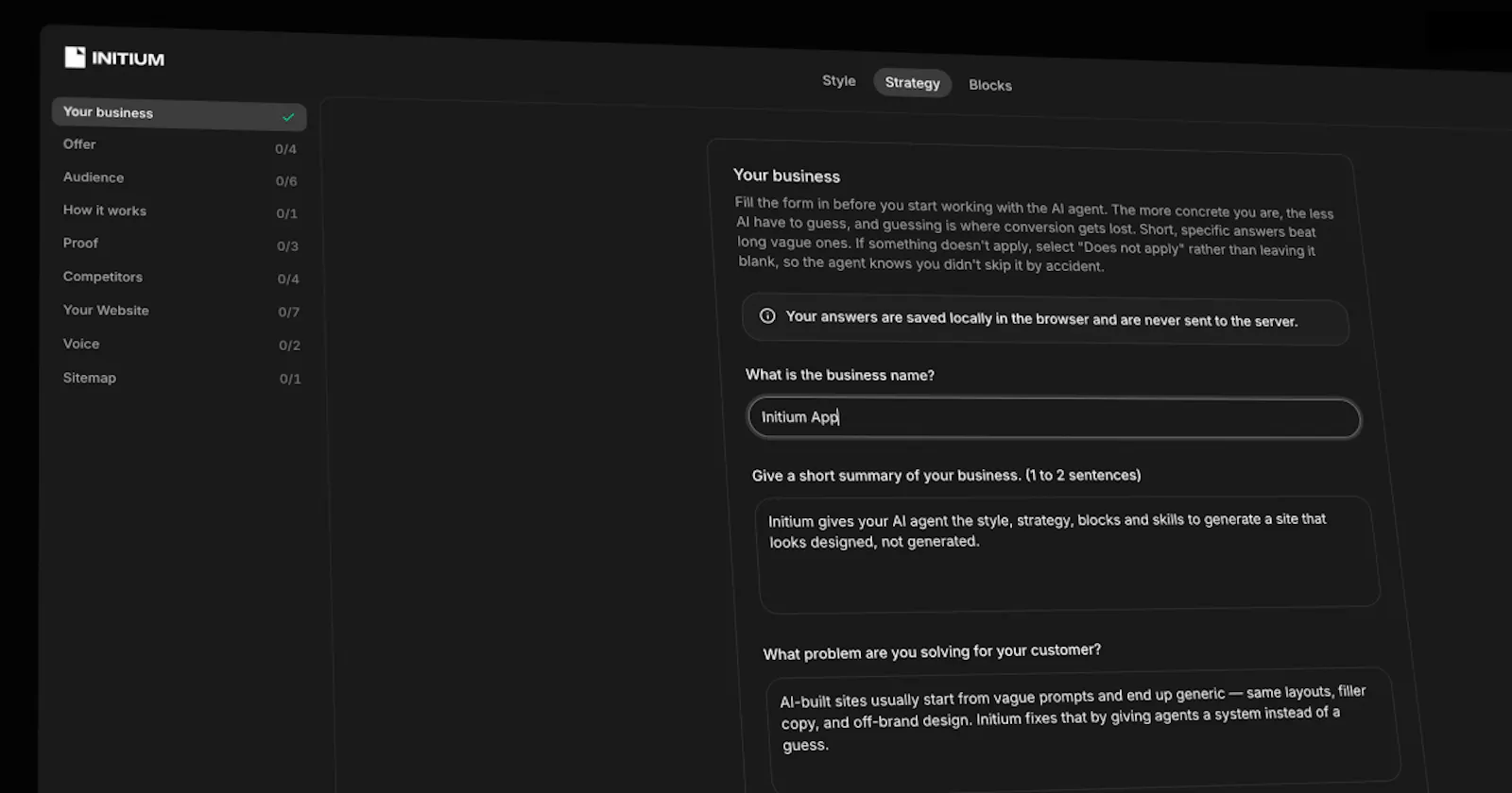 Initium screenshot 2