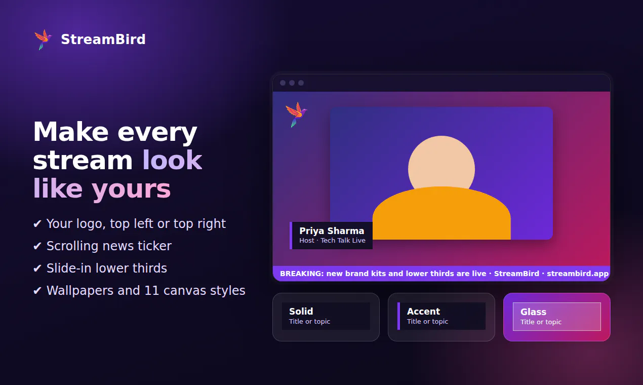 Streambird first launch! gallery image