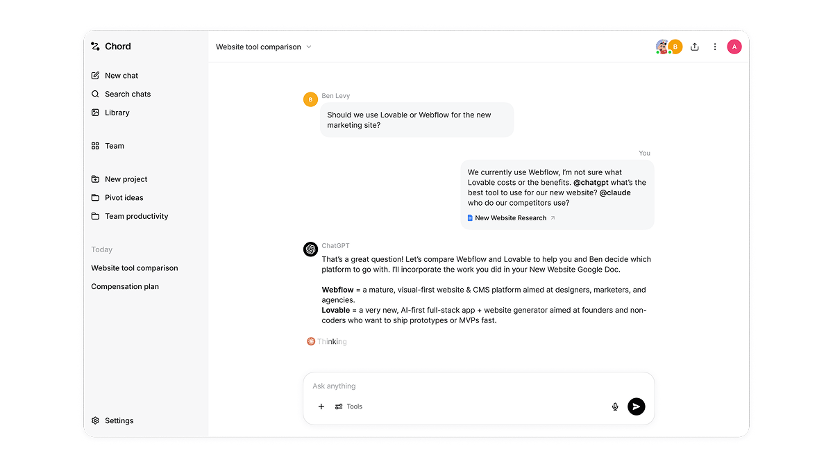 Chord - AI Group Chats media 5