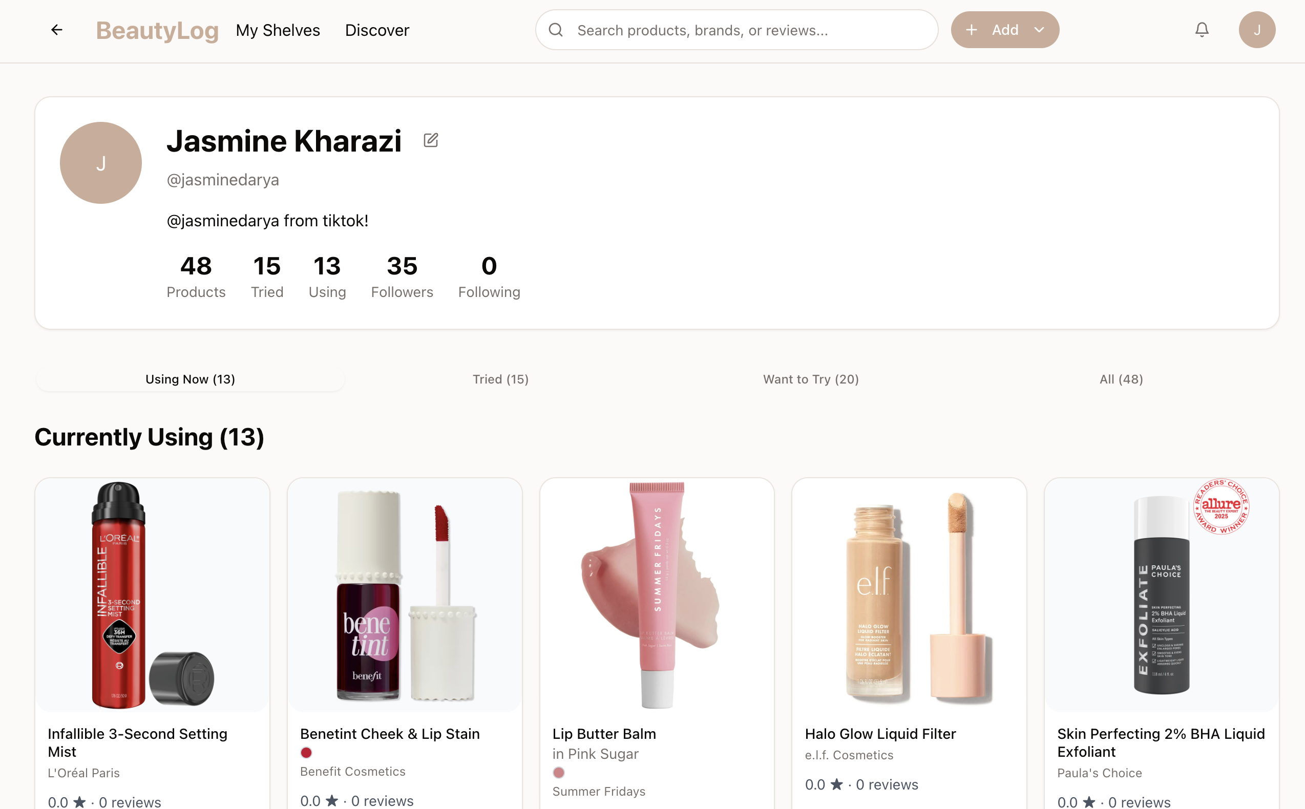 BeautyLog gallery image