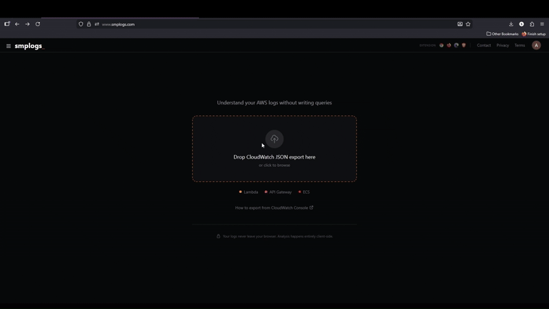 smplogs - Main product screenshot demonstrating key features and user interface