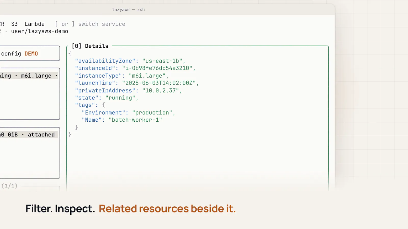 Lazy AWS screenshot 3