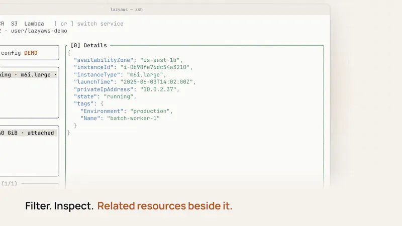 Lazy AWS screenshot 3