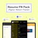 Resume FN Pack (Notion + Figma + Framer)