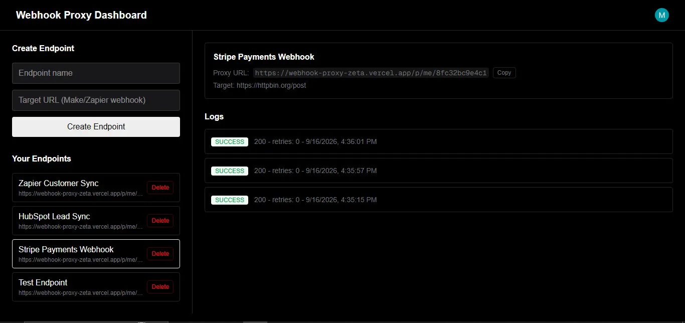 Webhook Proxy gallery image