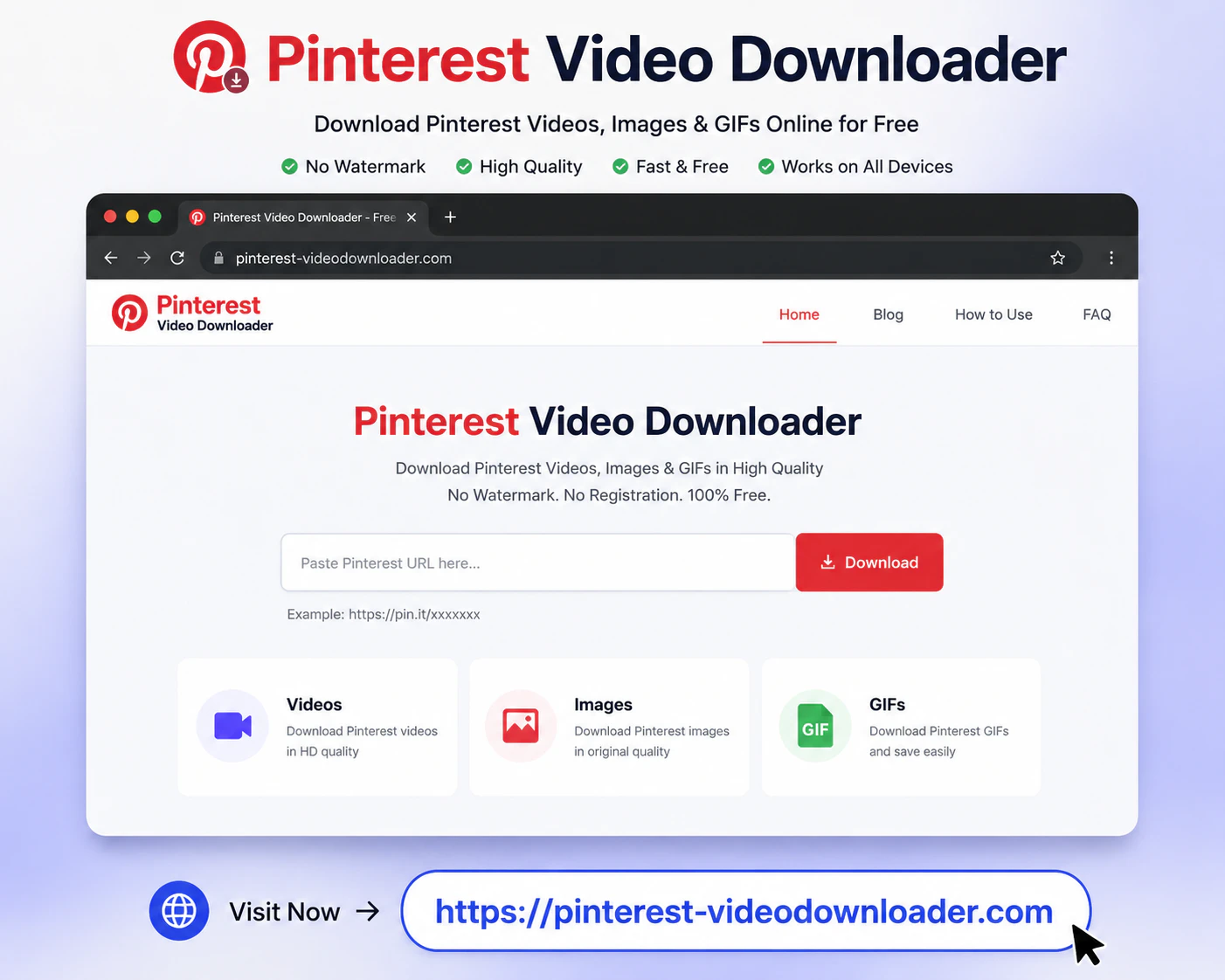 Pinterest Video Downloader logo