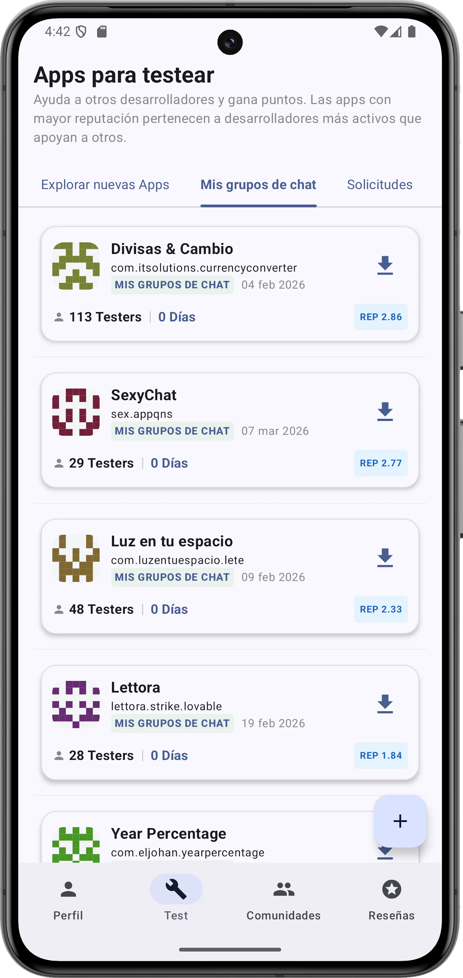 TesterApp: Pruebas Cerradas screenshot 4