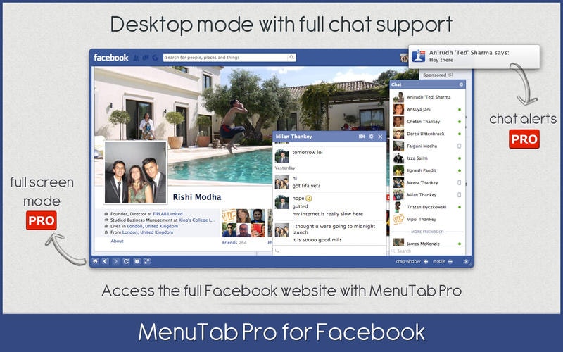 MenuTab for Facebook gallery image