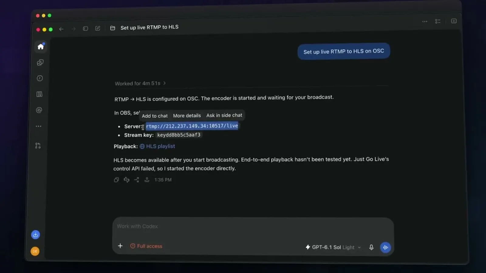 Eyevinn Live Encoding screenshot 1 (video preview)
