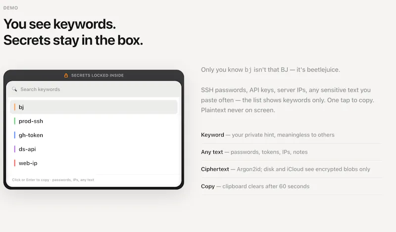 TTBox — Privacy,Safe,Quick Clipboard screenshot 3