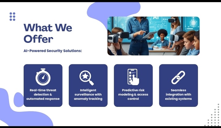 GuardAI - Medical AI Pitch Deck - Screenshot 2 showing product features and functionality