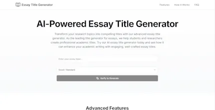 Essay Title Generator gallery image