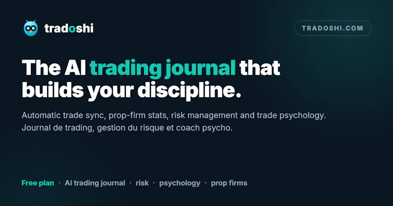 Tradoshi Trading Journal screenshot 1