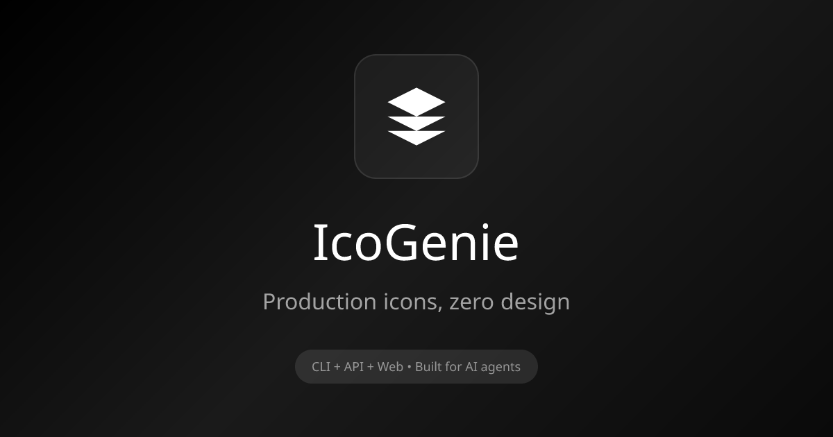IcoGenie - Main product screenshot demonstrating key features and user interface