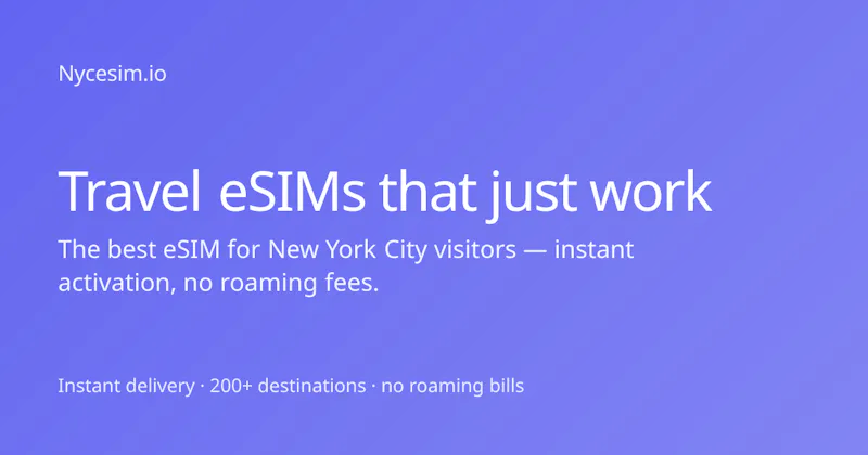 NYC eSIM screenshot 1