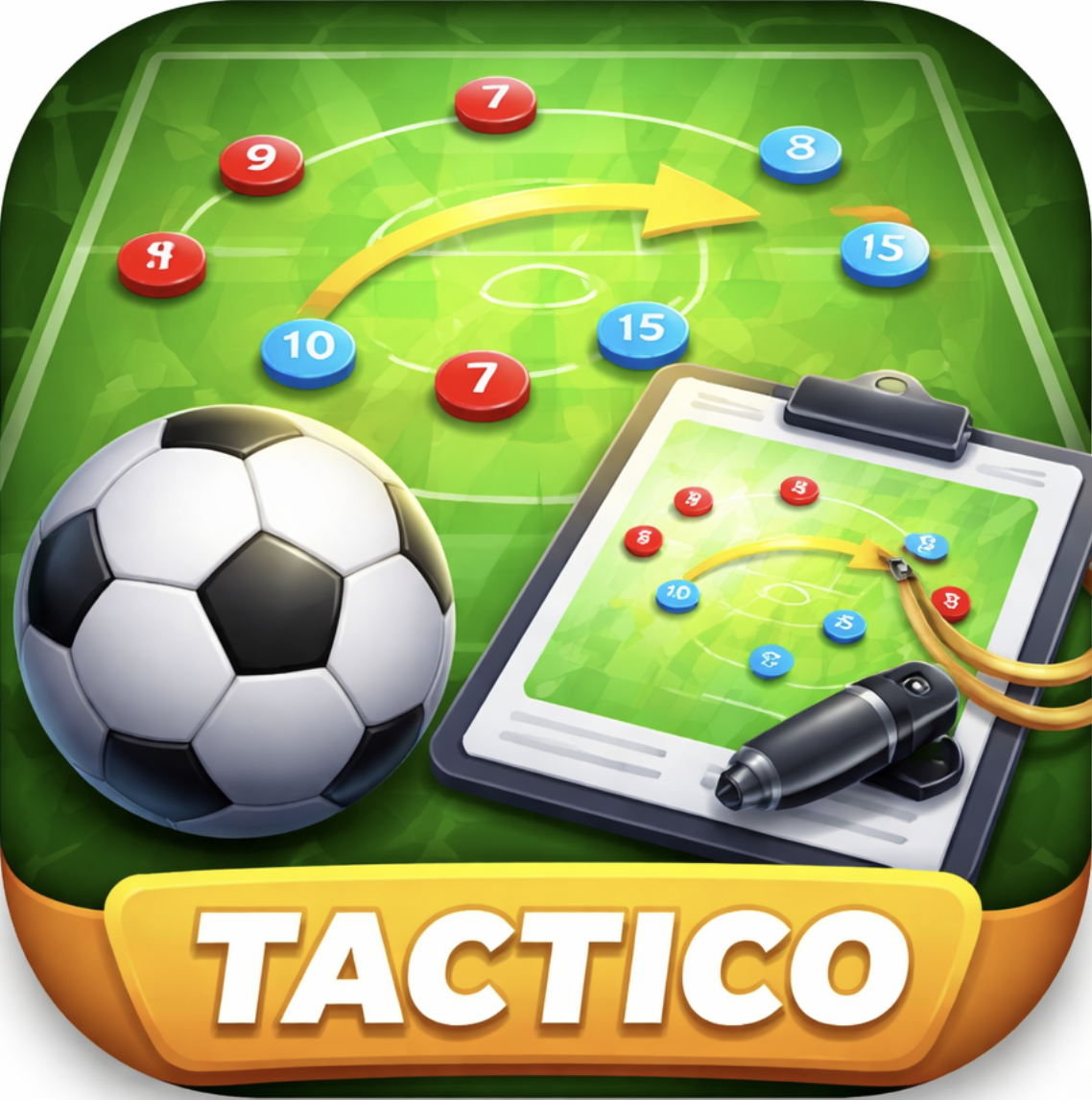 Elite Soccer Lineup - Tactico