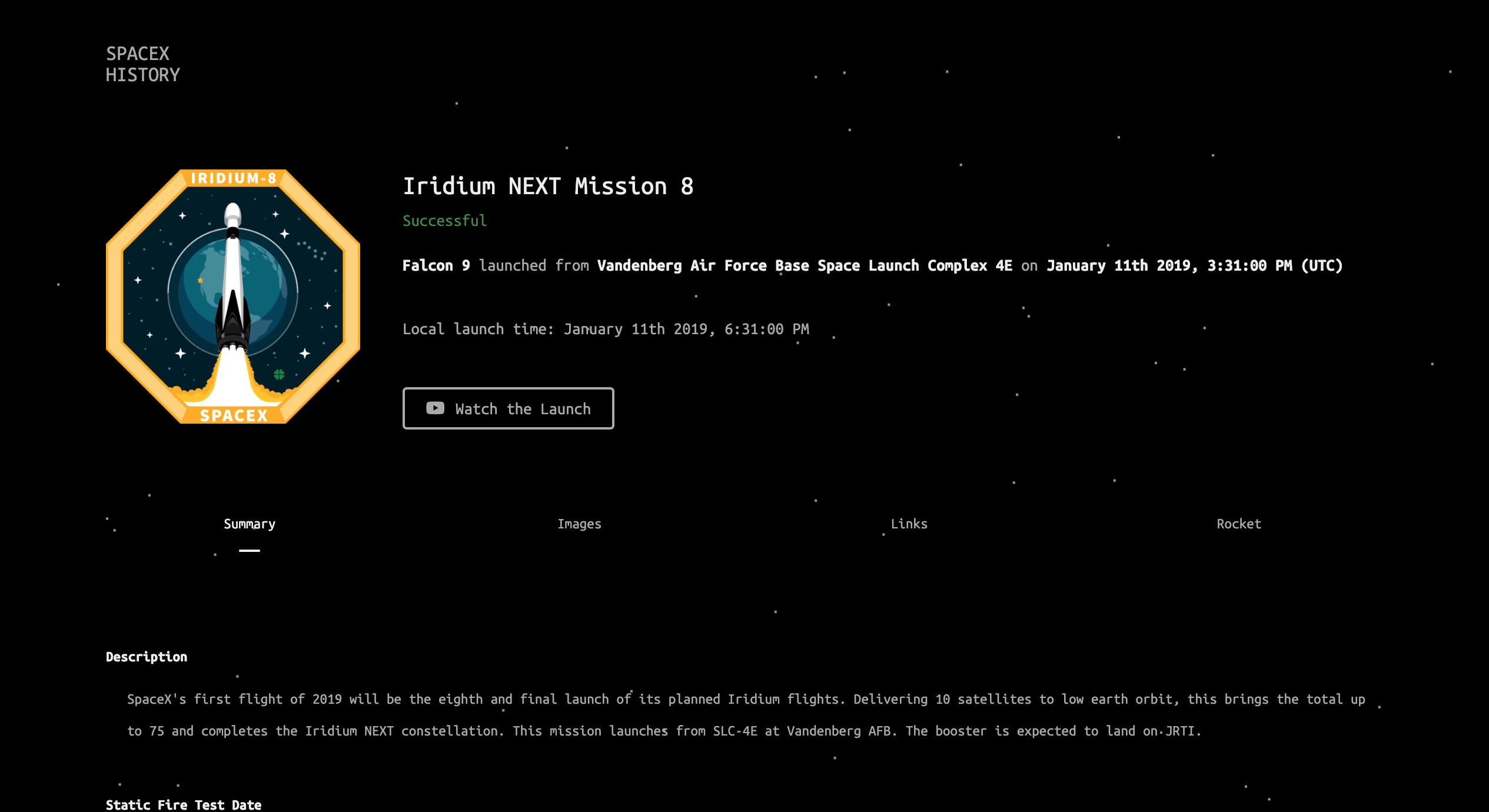 SpaceX History gallery image