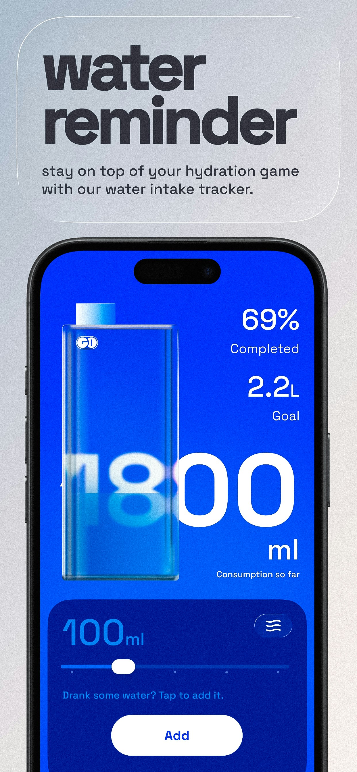 Média Club de go - Comptoir à pas, rappel d'eau, plans de santé de l'IA, tracker d'habitude 3