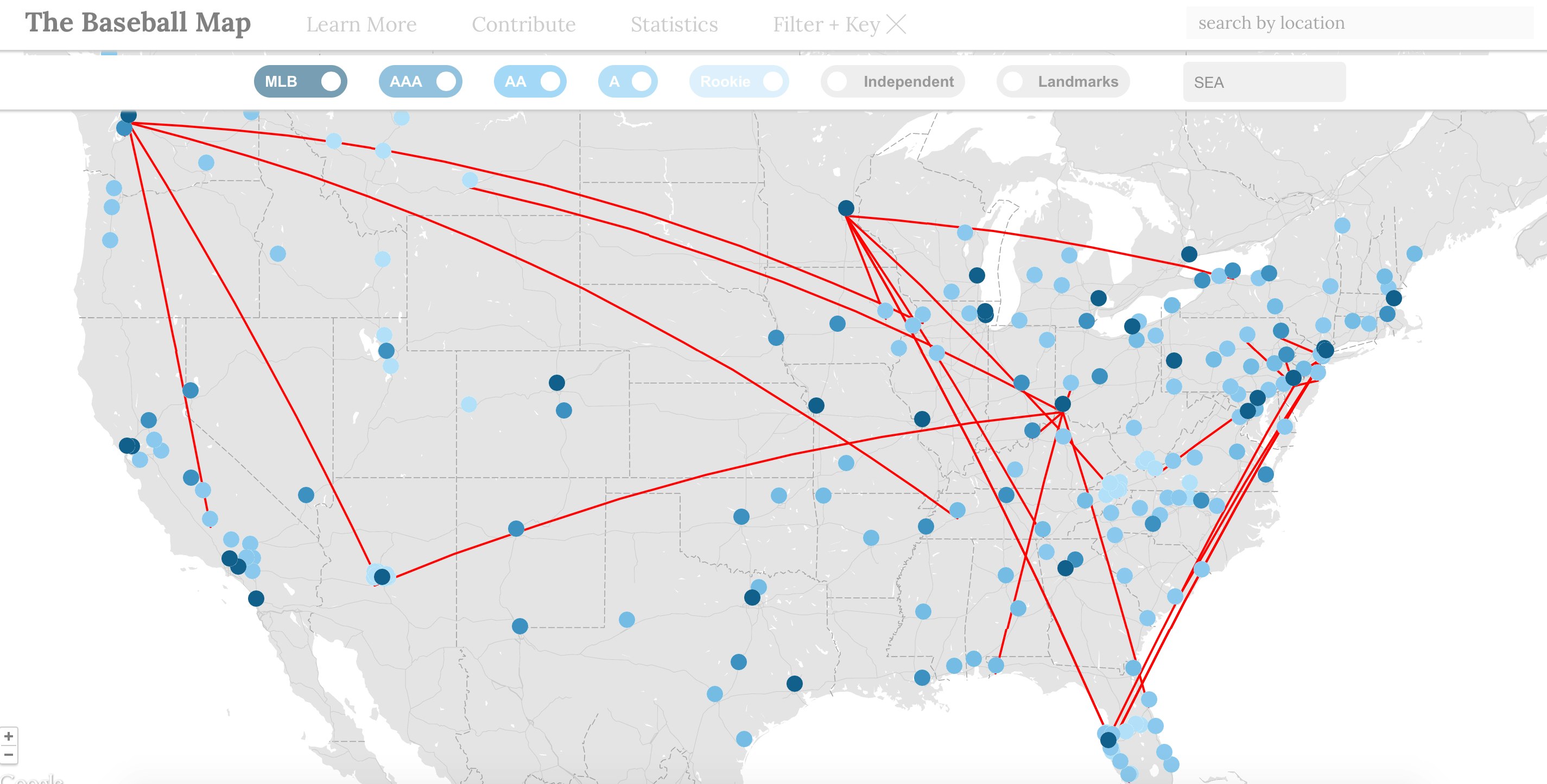 The Baseball Map gallery image