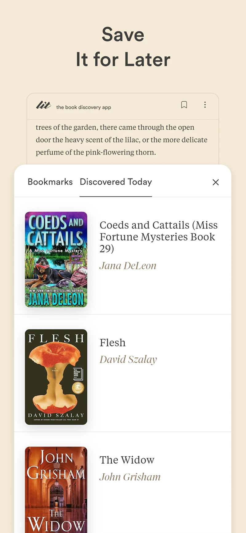 Lit — Blind Book Discovery screenshot 5