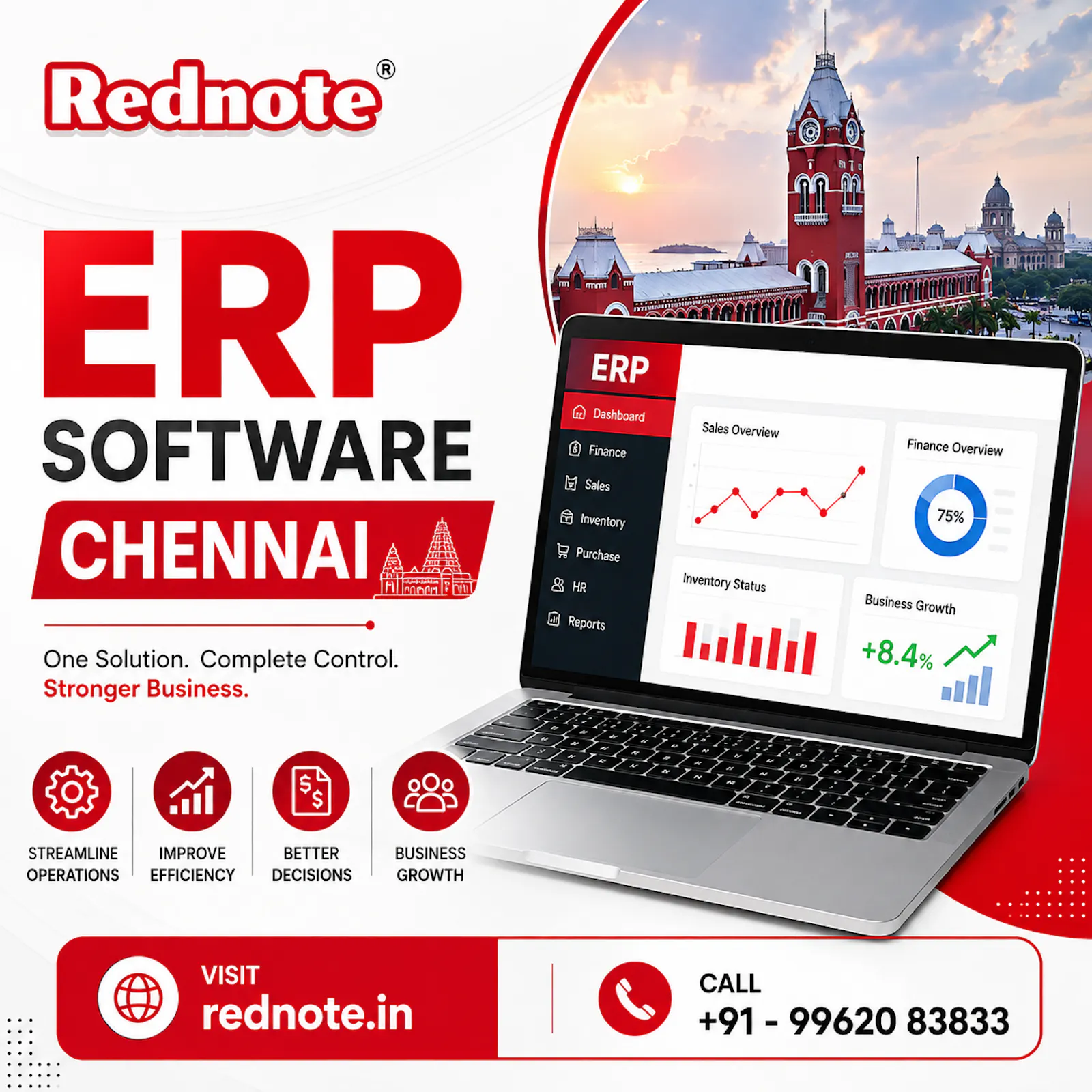 Rednote ERP Software screenshot 1
