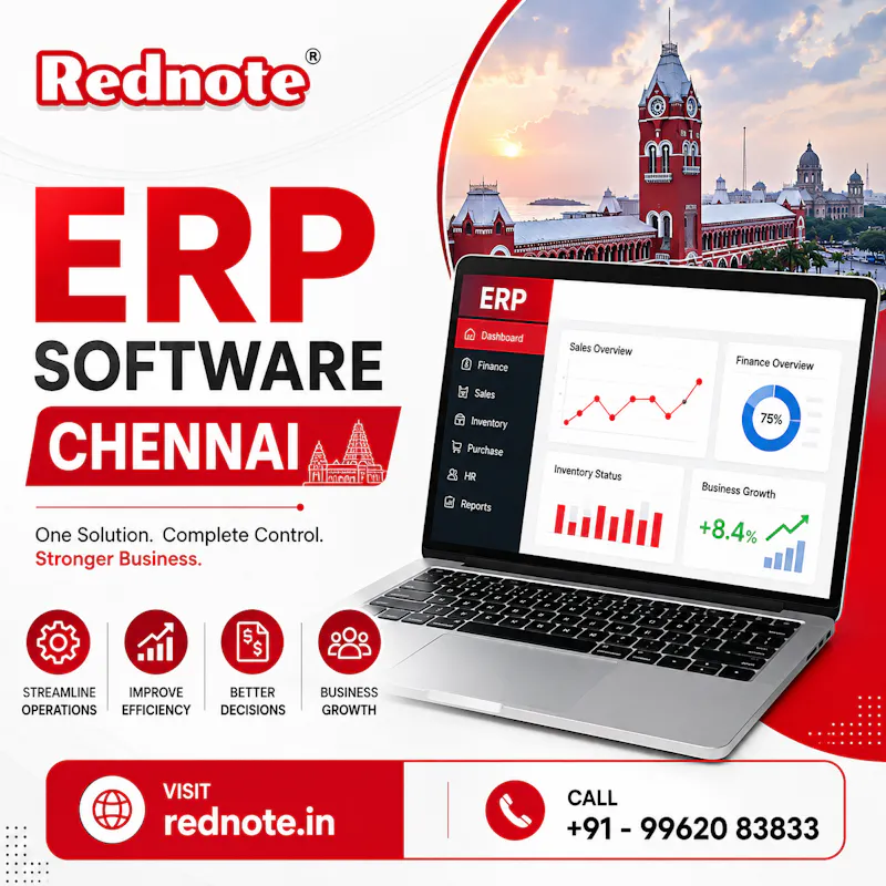 Rednote ERP Software screenshot 1
