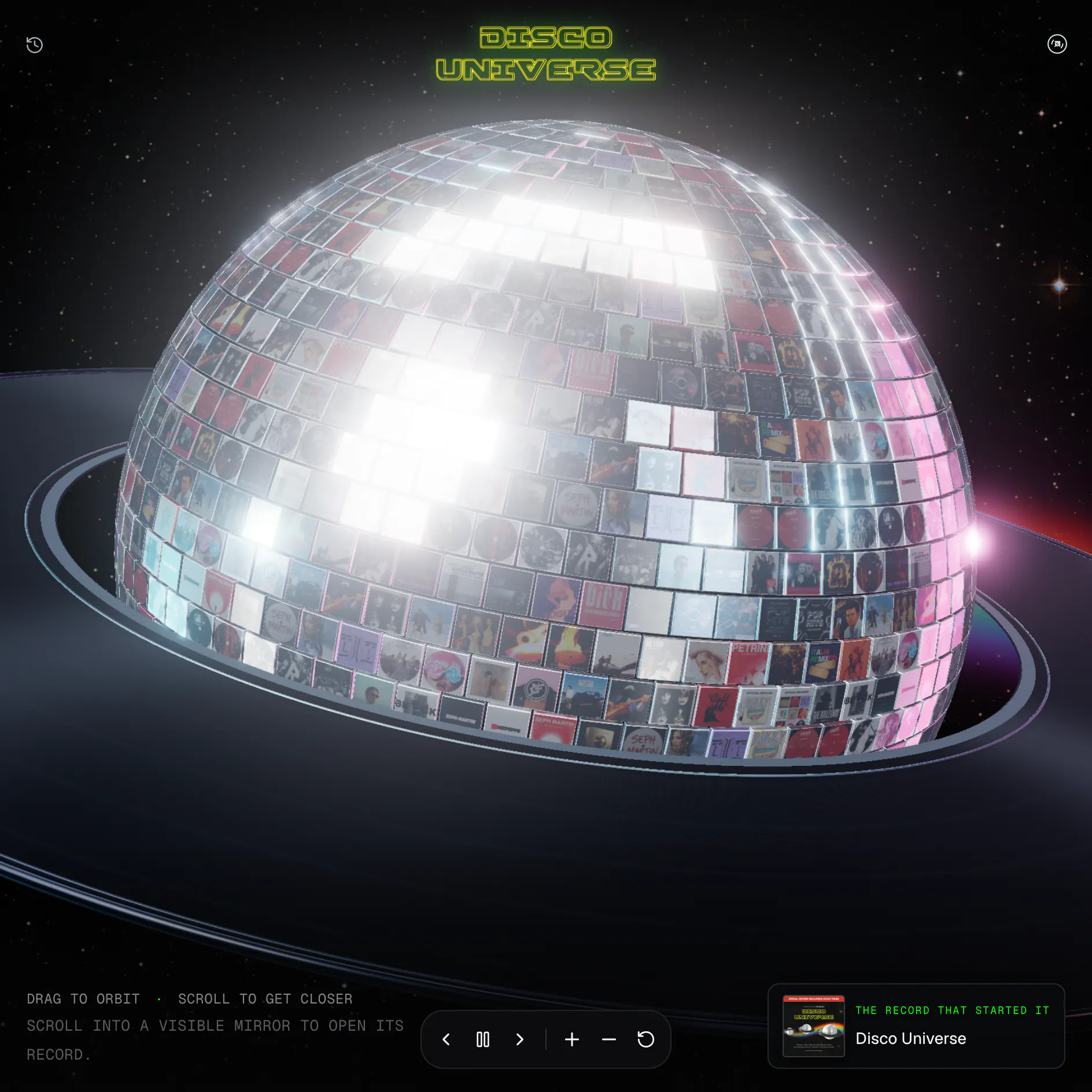 Disco Universe by Seph Martin logo