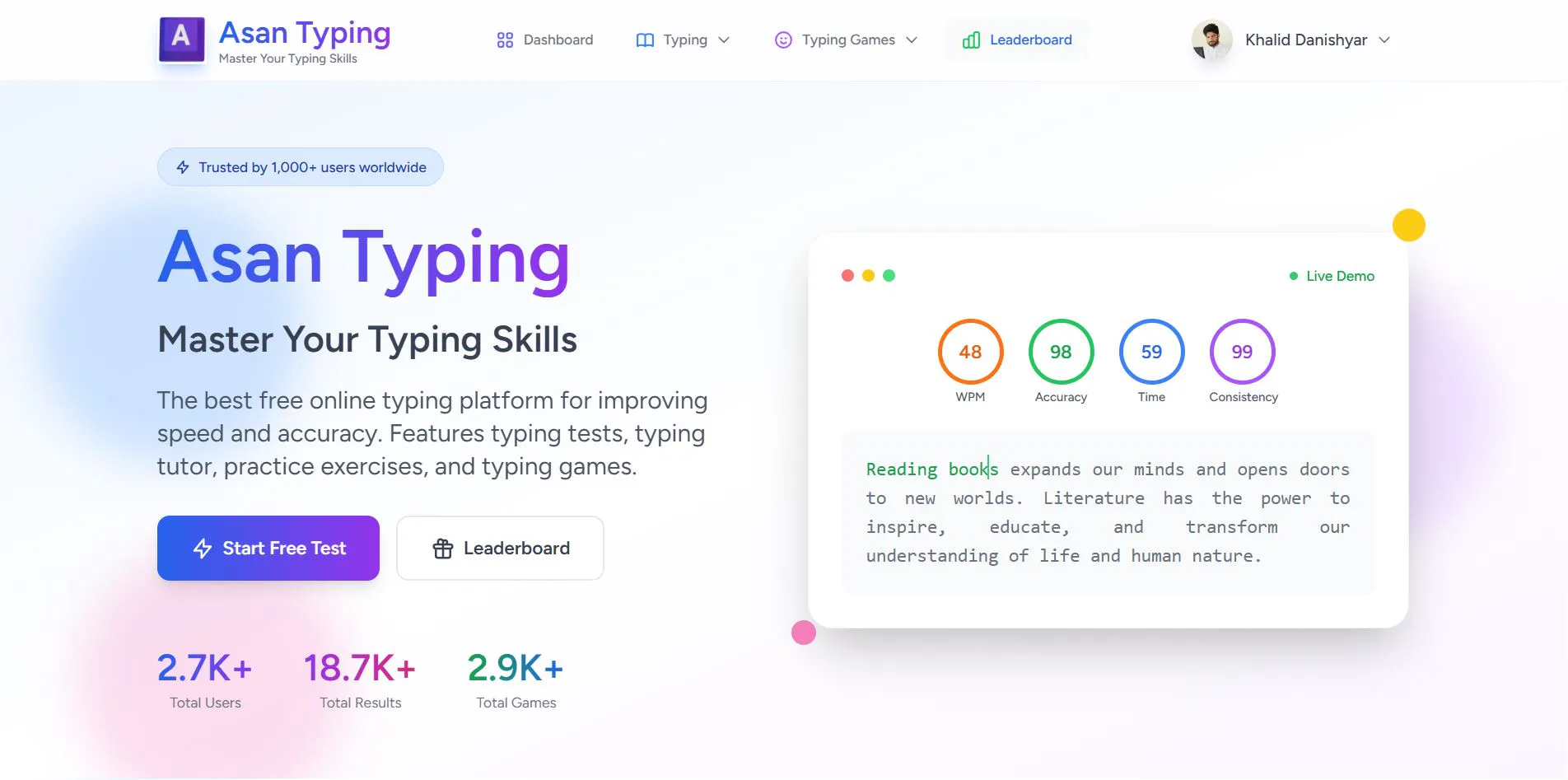 Asan Typing gallery image