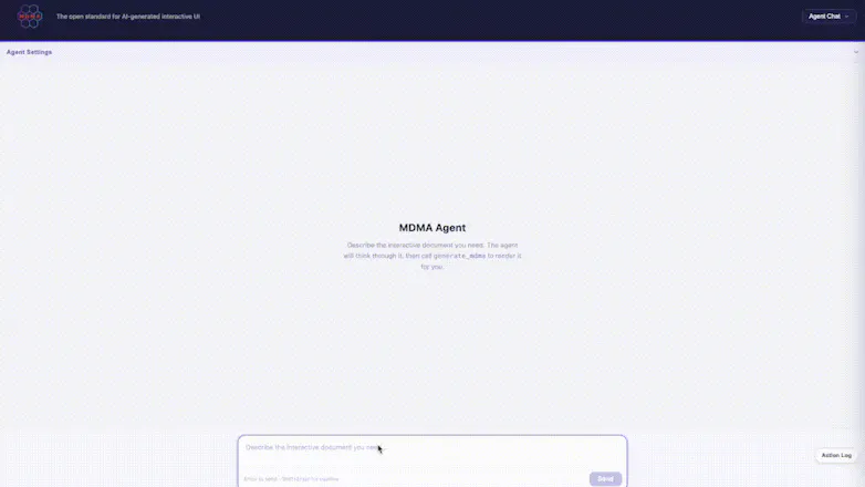 MDMA - GenUI for apps gallery image