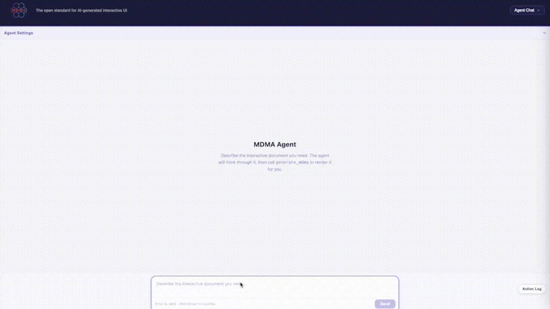 MDMA - GenUI for apps screenshot 2