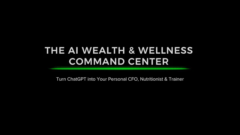 	The AI Wealth & Wellness Command Center screenshot 1